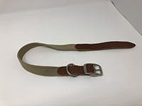 1 Inch (in) Ribbed Cotton Dog Collar - 5